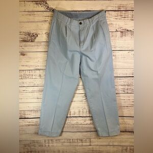 Brooks Brothers‎ Pants Mens 33x30 Beige Chino Elliot Pleated Cuffed